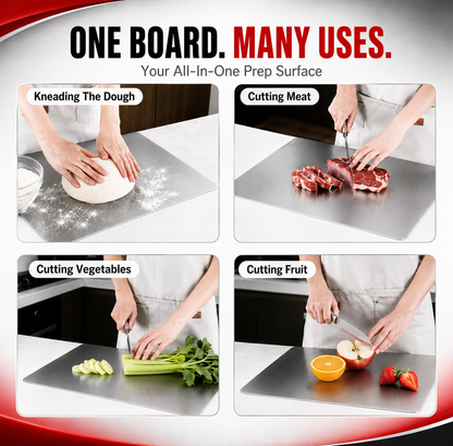 SteelSlice™ - Stain less Steel Cutting Board 2.0