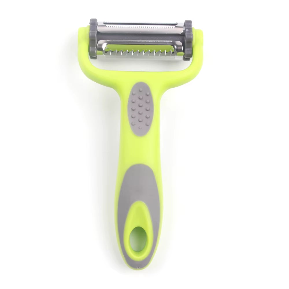 Hot Sell 3 in 1 Rotary Multi-Functional Vegetable Fruit Peeler Stainless Steel Potato Peeler for Kitchen